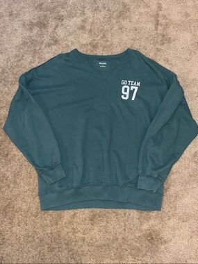Hollister Go Team 97 - V Neck - Boho - Casual - Beachy - Sweatshirt - L - Large